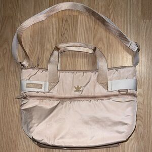 LIKE NEW Adidas Puffer Shopper Tote Magic Beige Crossbody Shoulder Bag
